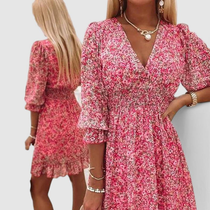 Addison - Elegant Floral Dress