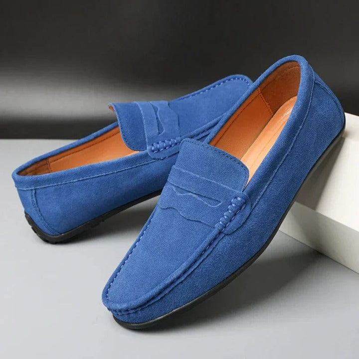 Mason – Stockholm Suede Loafers with Cushioned Comfort & Non-Slip Sole