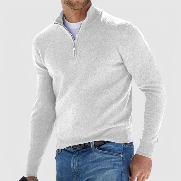 Donovan - Quarter-Zip Stylish Sweater