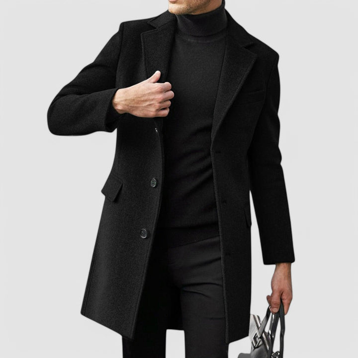 Harvey - Elegant Long Men's Coat