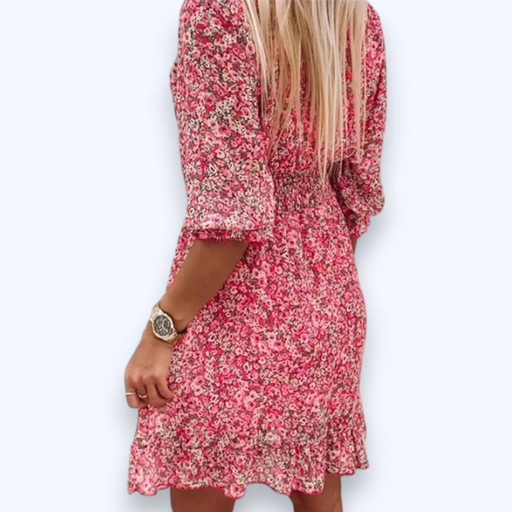 Addison - Elegant Floral Dress
