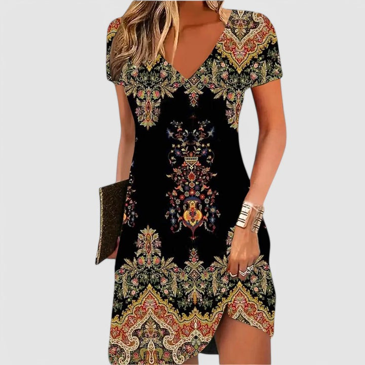 Isabella - Printed Comfortable Dress