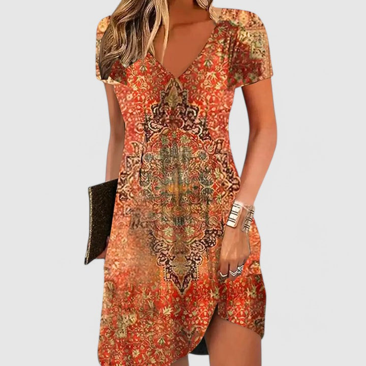Isabella - Printed Comfortable Dress