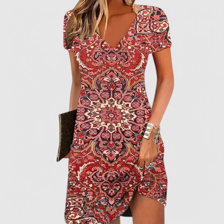 Isabella - Printed Comfortable Dress