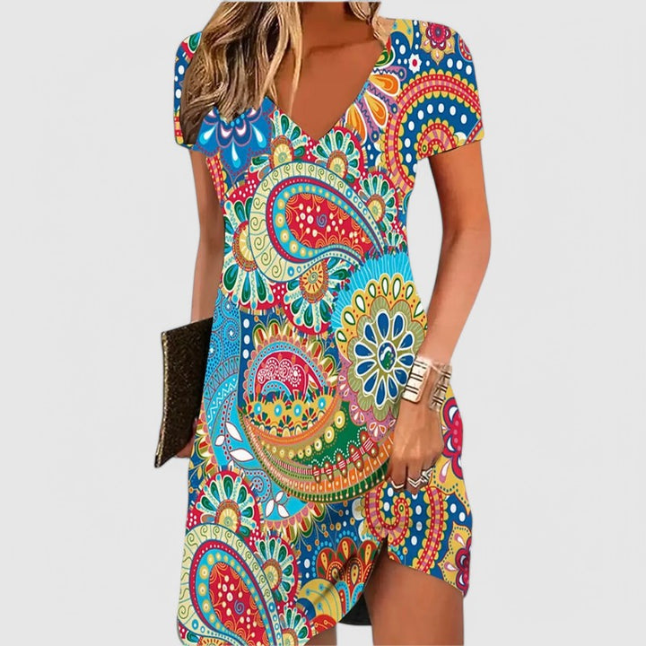 Isabella - Printed Comfortable Dress