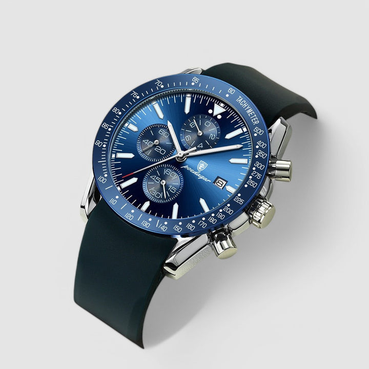 Felix – Luminous Chronograph Watch with Date Display and Precision Quartz Movement