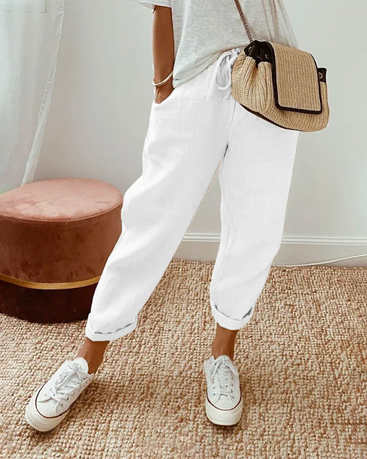 LUCY - Anti-Sweat Luxe Cotton-Blend Pants