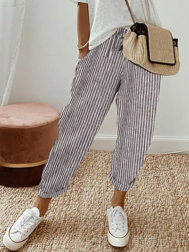 LUCY - Anti-Sweat Luxe Cotton-Blend Pants