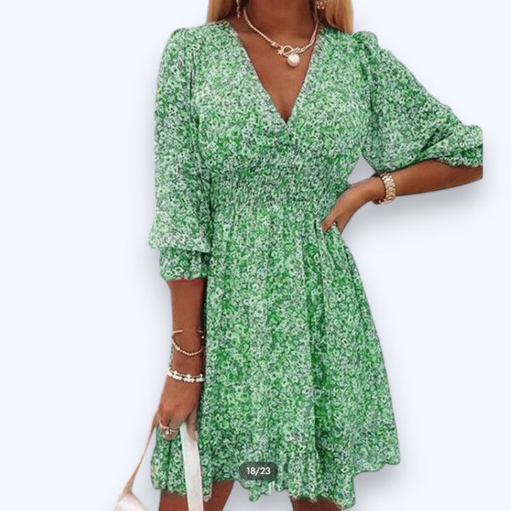 Addison - Elegant Floral Dress