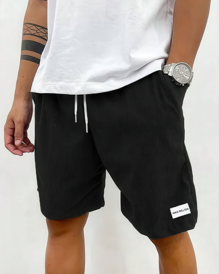 Harvey - Relaxed Fit Textured Lounge Shorts