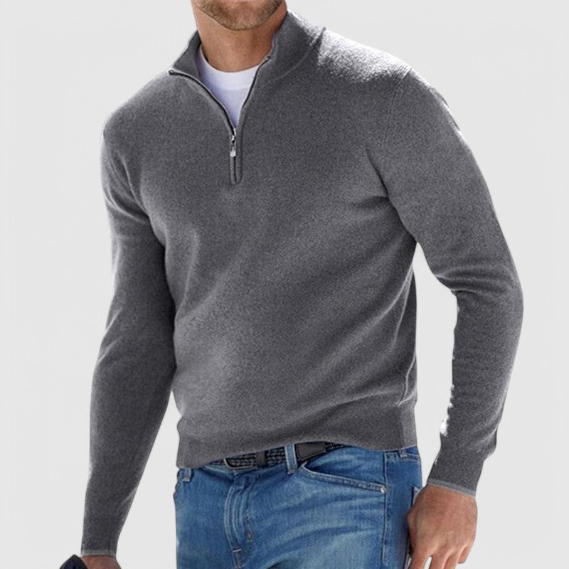 Donovan - Quarter-Zip Stylish Sweater