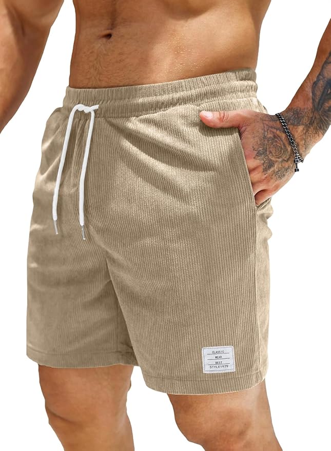 Logan Comfortable Ribbed Shorts