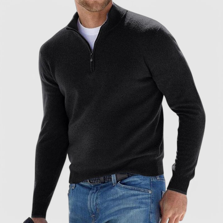 Donovan - Quarter-Zip Stylish Sweater