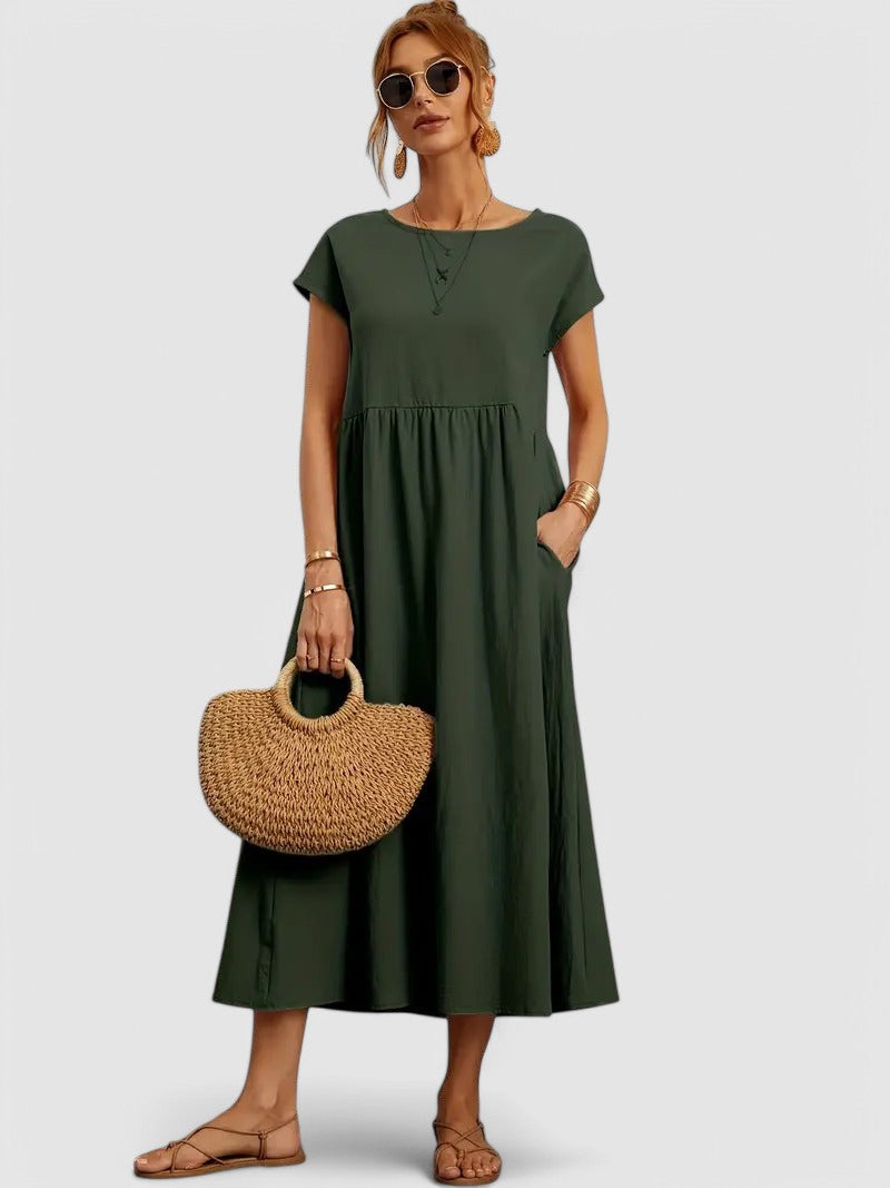Aisha - Comfy Cotton Dress