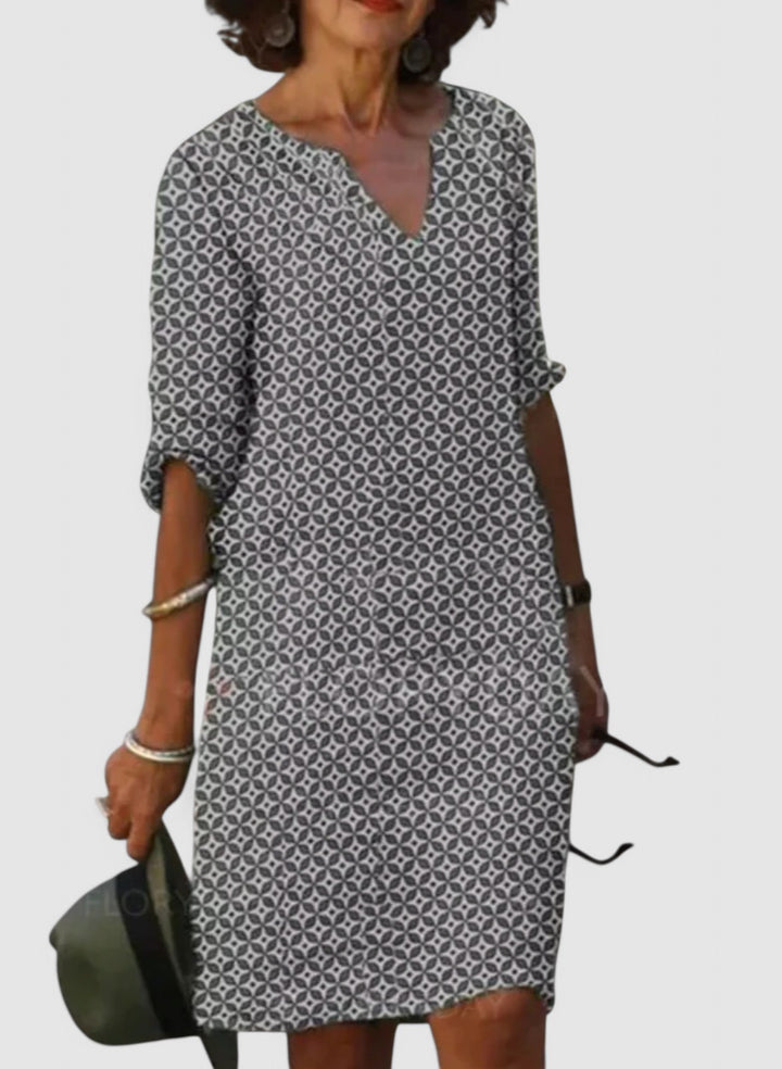 Astrid - Geometric Print Dress