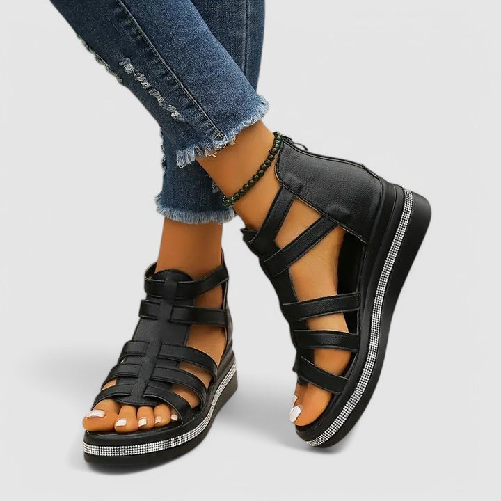 CHLOE - Elegant Wedge Sandals