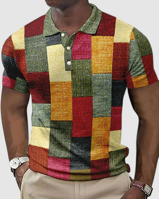 DANIEL - Checkered Polo