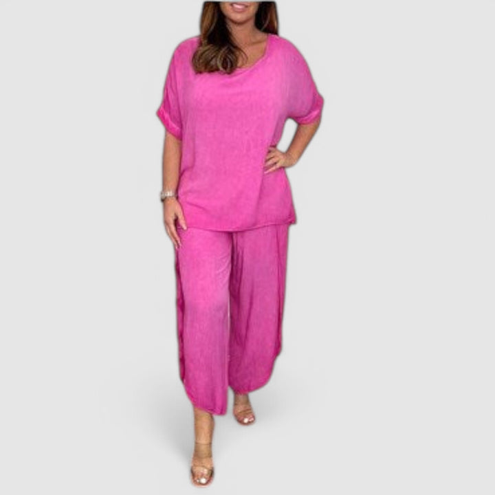 Isabella - Flowing Trousers Suit