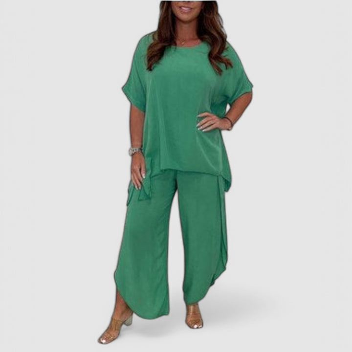 Isabella - Flowing Trousers Suit