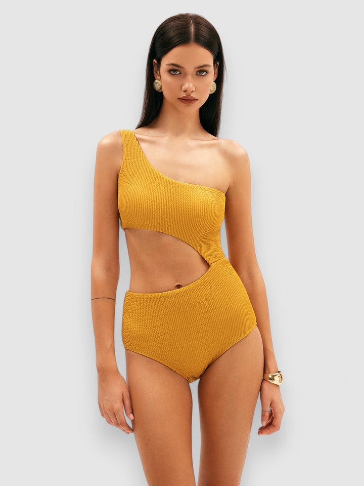 Juno - Sunflower Cutout Swimsuit