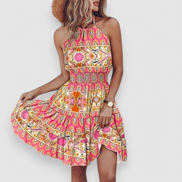 Laura - Chic Halter Dress
