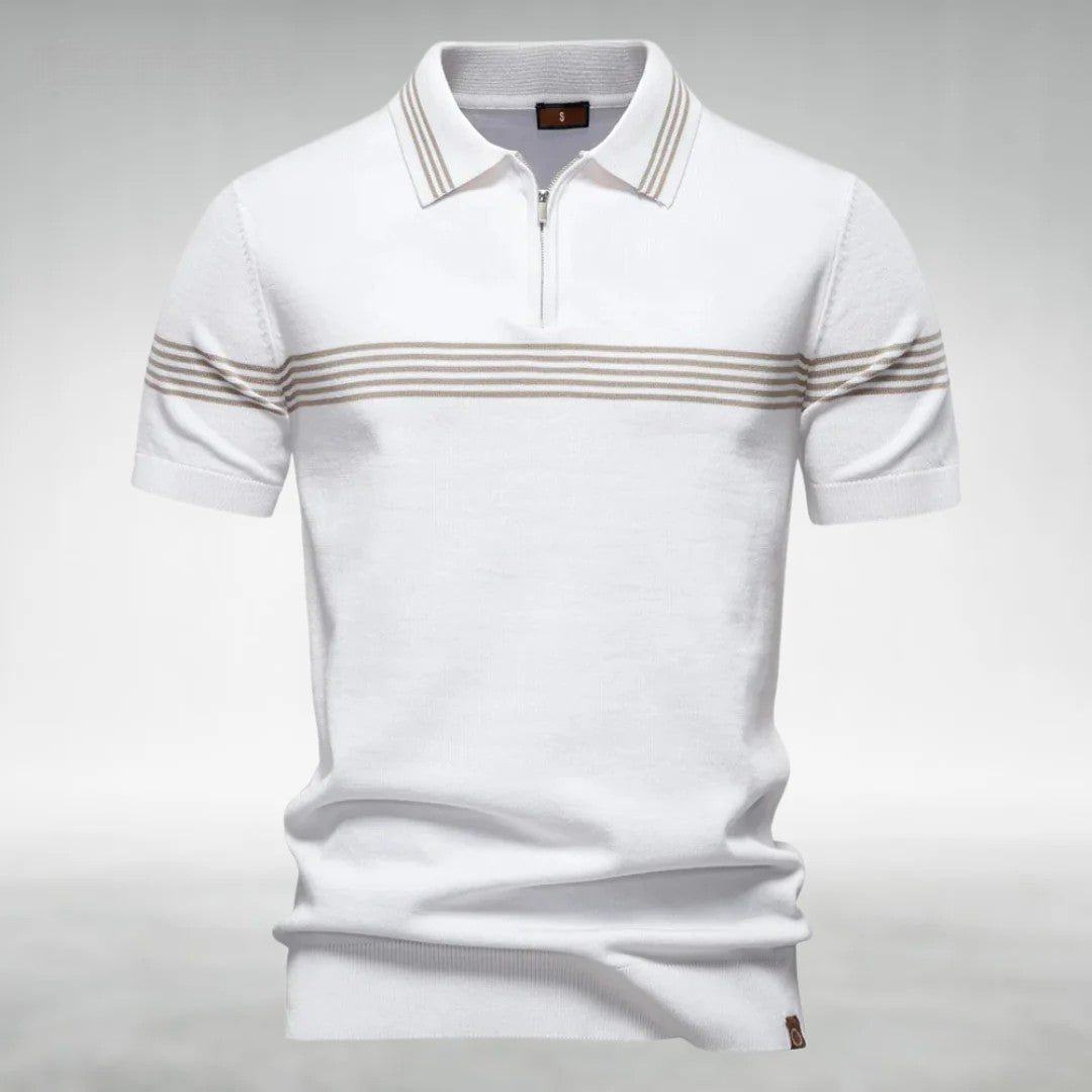 Mason™ Men's Retro Zip Polo Shirt