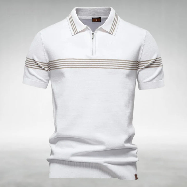 Mason™ Men's Retro Zip Polo Shirt