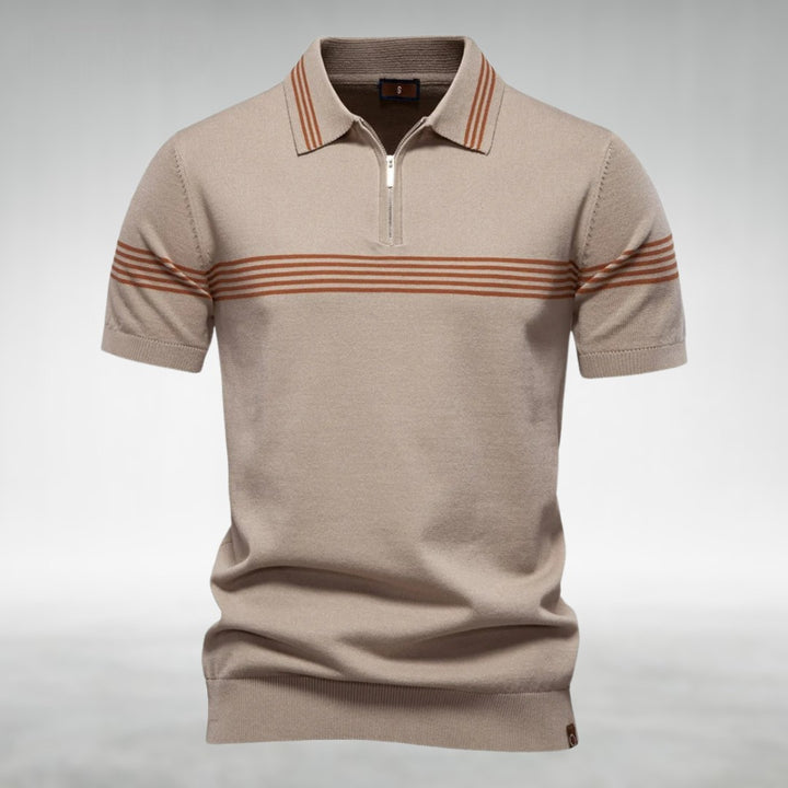 Mason™ Men's Retro Zip Polo Shirt