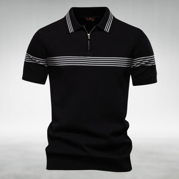 Mason™ Men's Retro Zip Polo Shirt