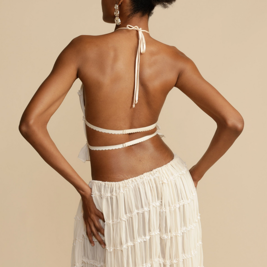 WENDY - Halter Top and Skirt Set