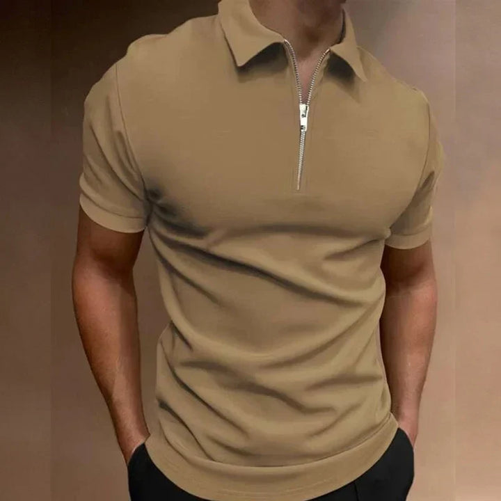 Dylan - Casual Zip-up Polo Shirt