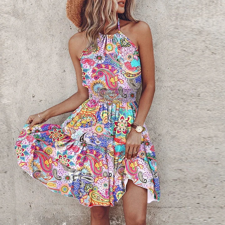 Laura - Chic Halter Dress