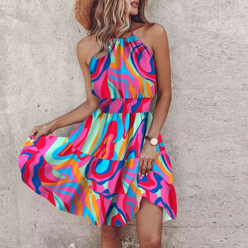 Laura - Chic Halter Dress