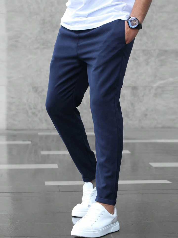 Collin - Cropped Drawstring Trousers