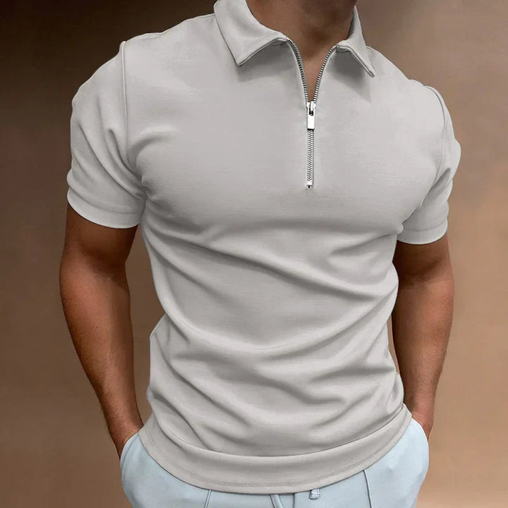Dylan - Casual Zip-up Polo Shirt