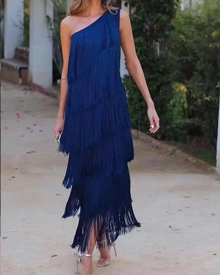 Isla - Fringe Maxi Dress