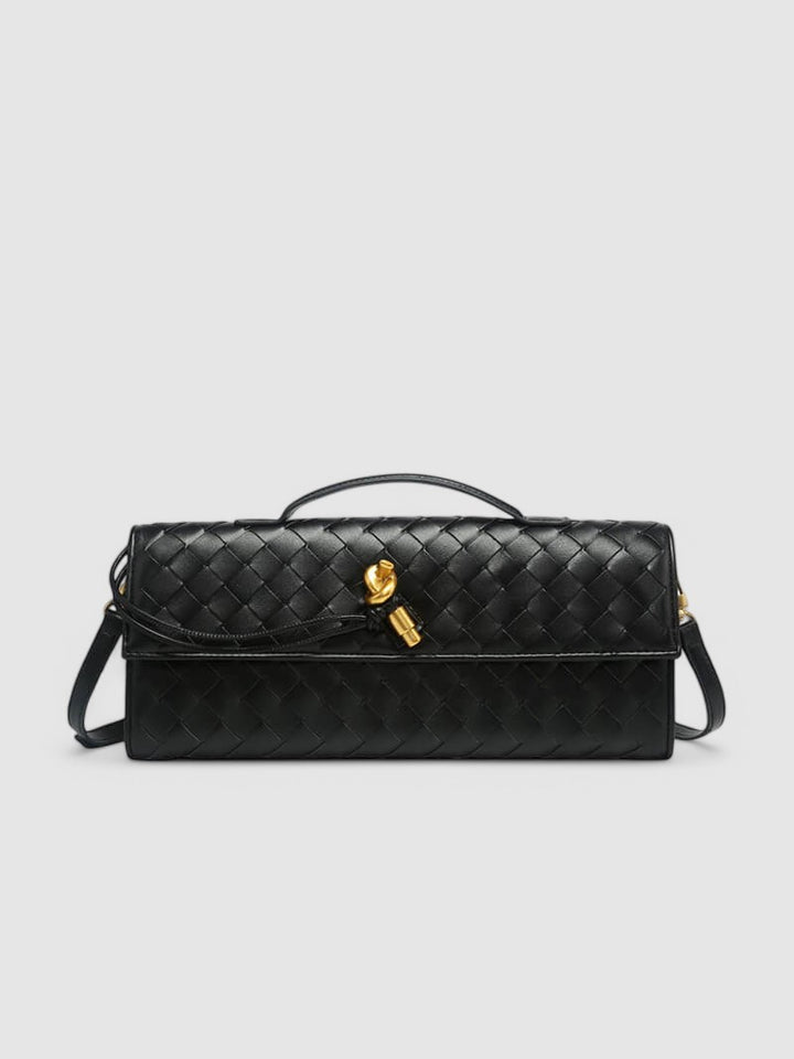 Bianca - Woven Leather Clutch