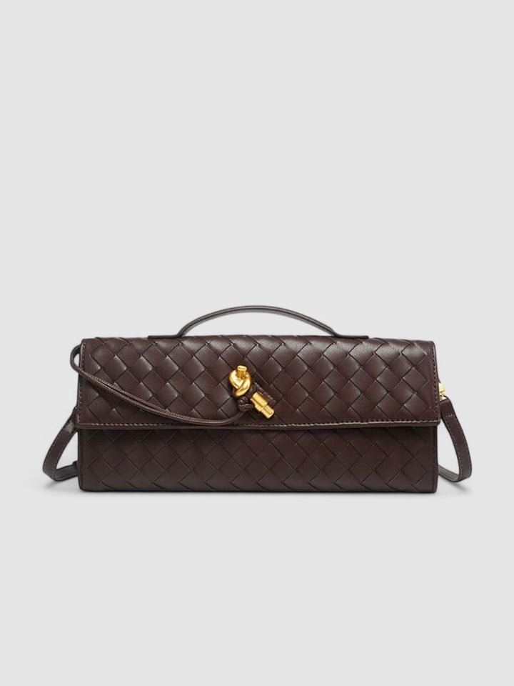 Bianca - Woven Leather Clutch