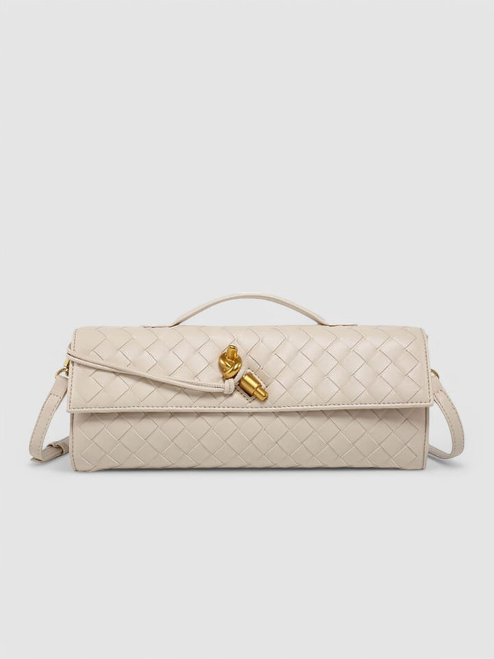 Bianca - Woven Leather Clutch