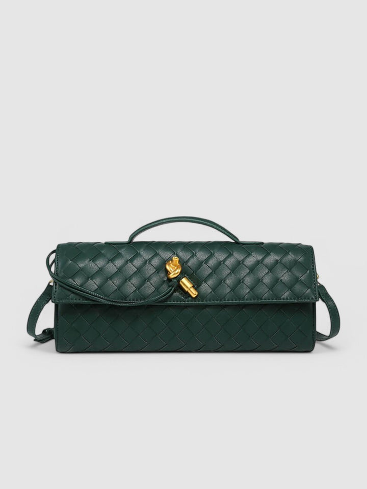 Bianca - Woven Leather Clutch
