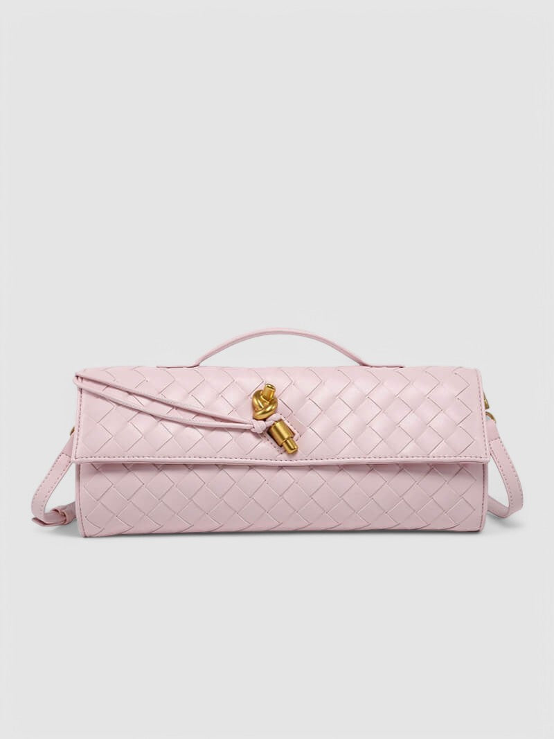 Bianca - Woven Leather Clutch