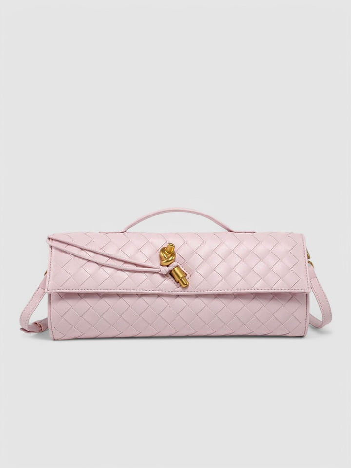 Bianca - Woven Leather Clutch