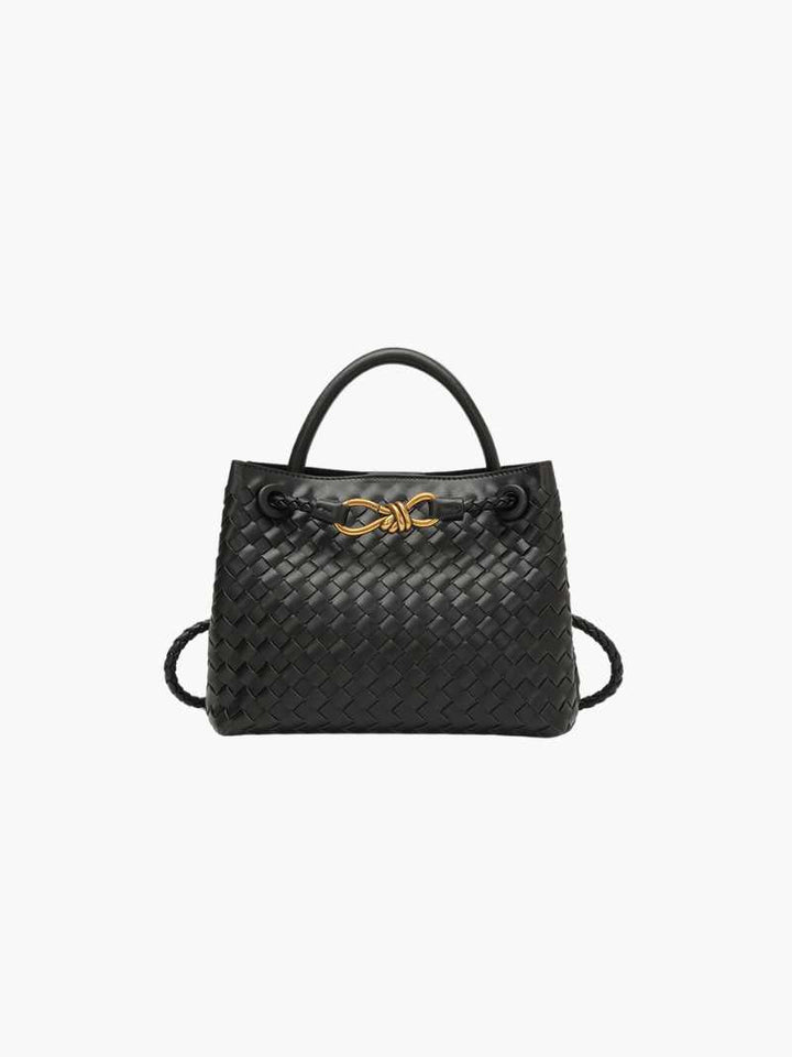 Sophia - Woven Leather Tote Bag