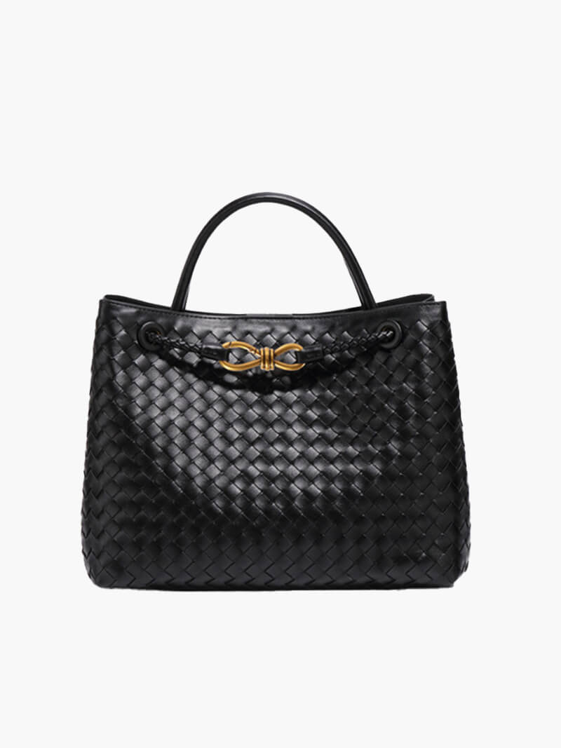 Sophia - Woven Leather Tote Bag