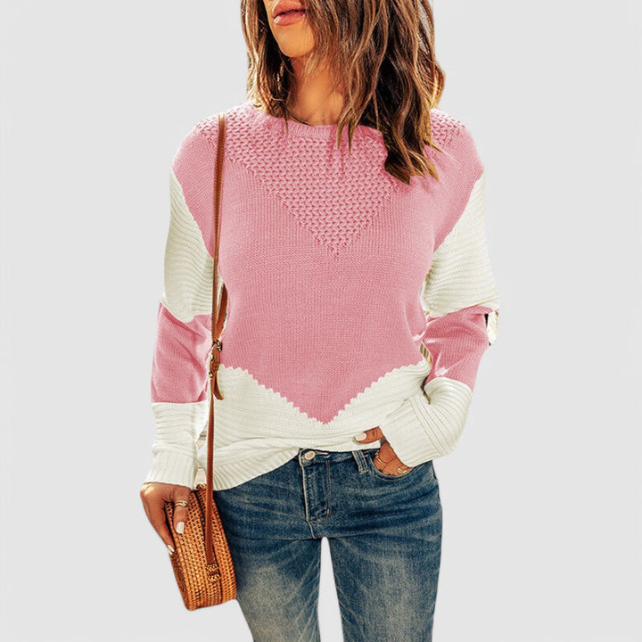 Juliette - Colorblock Texture Sweater
