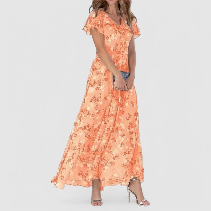VICTORIA - Glamorous Tummy Covering Dress