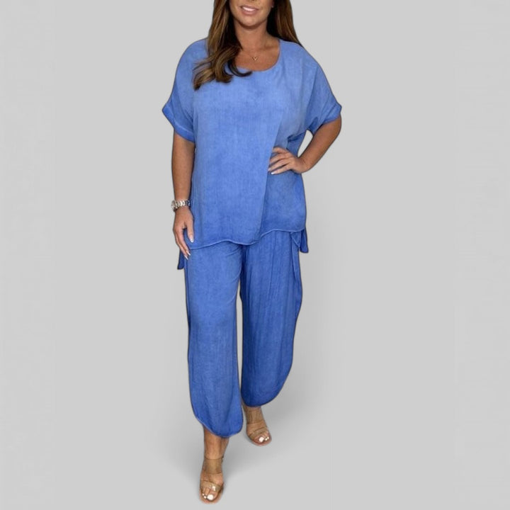 Isabella - Flowing Trousers Suit