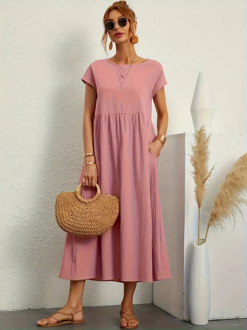 Aisha - Comfy Cotton Dress