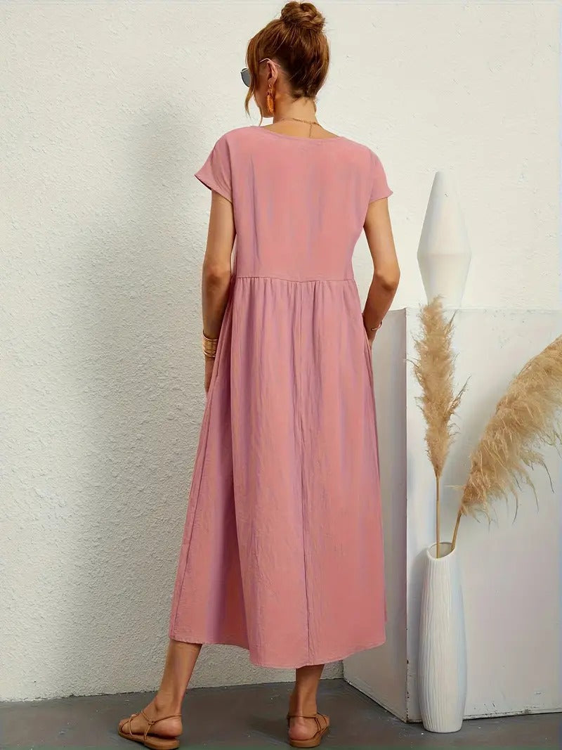 Aisha - Comfy Cotton Dress