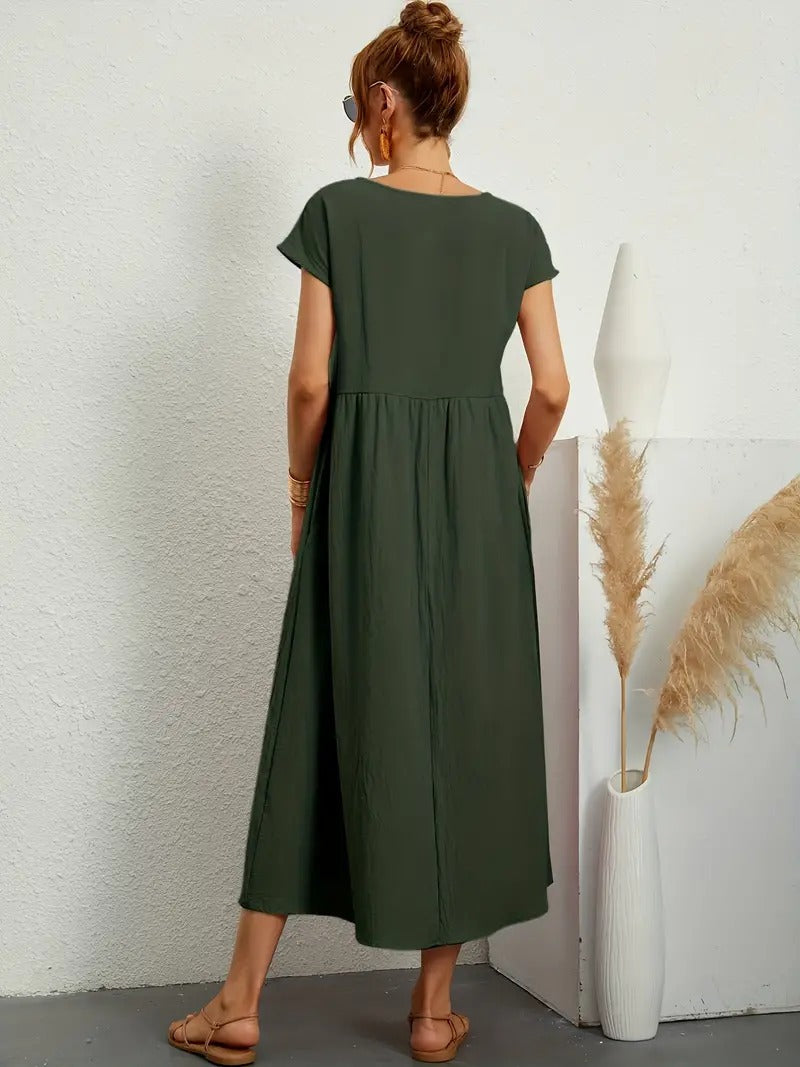 Aisha - Comfy Cotton Dress